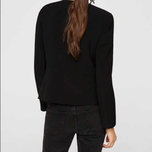 Mango Metallic Fastening Blazer (NWT) - Picture 2 of 5